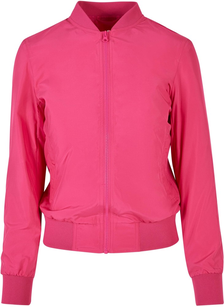 UrbanClassicsDamenLadiesLightBomberJacketHibiskusPink-3XL