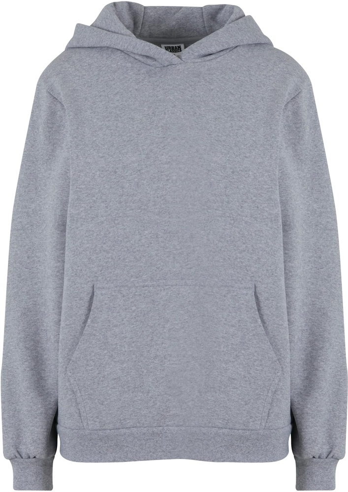 UrbanClassicsDamenLadiesLooseBrushedFleeceHoodyTB7433Melange-L