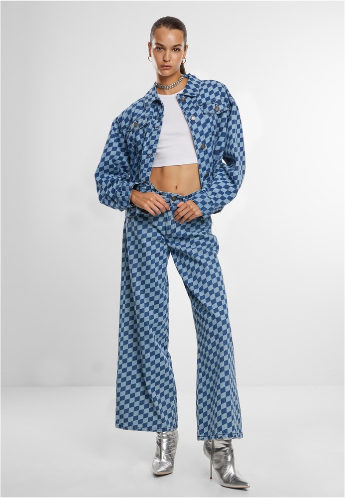 UrbanClassicsDamenJeansjackeLadies80sOversizedLaserPrintedDenimJacketTB6896