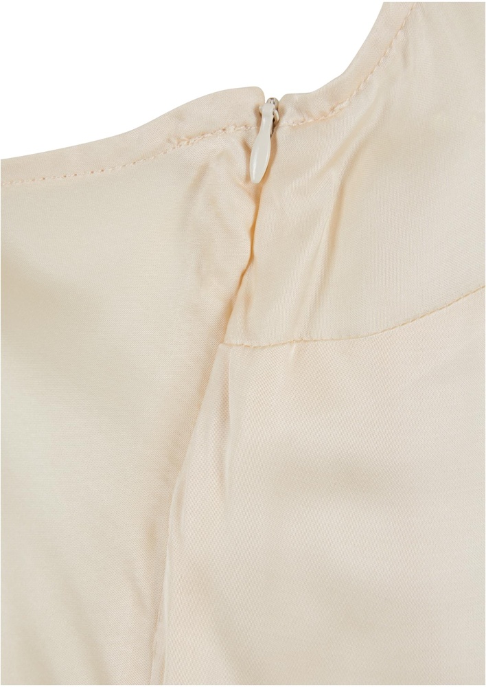 UrbanClassicsDamenKleidLadiesViscoseSatinSlipDressTB6191Whitesand-3XL
