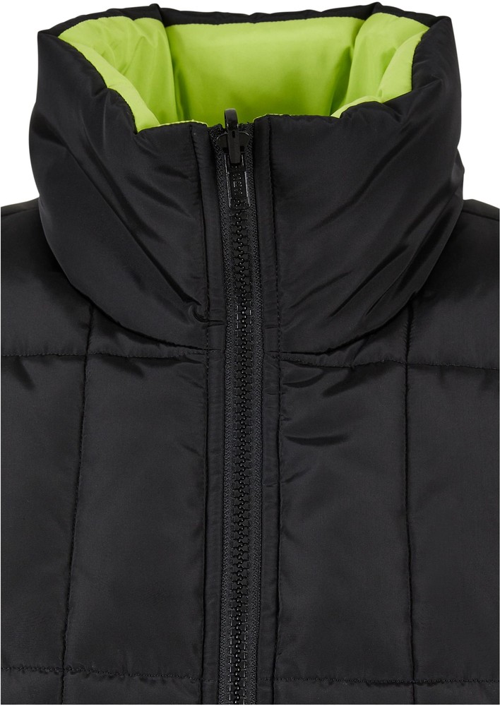 UrbanClassicsDamenWesteLadiesReversibleCroppedPufferVest