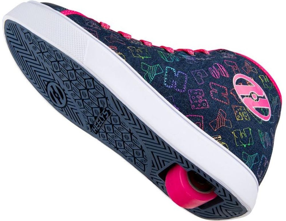 HeelysKinderSneakerVelozHE101564HE180BlueDenimHotPinkRainbow-32