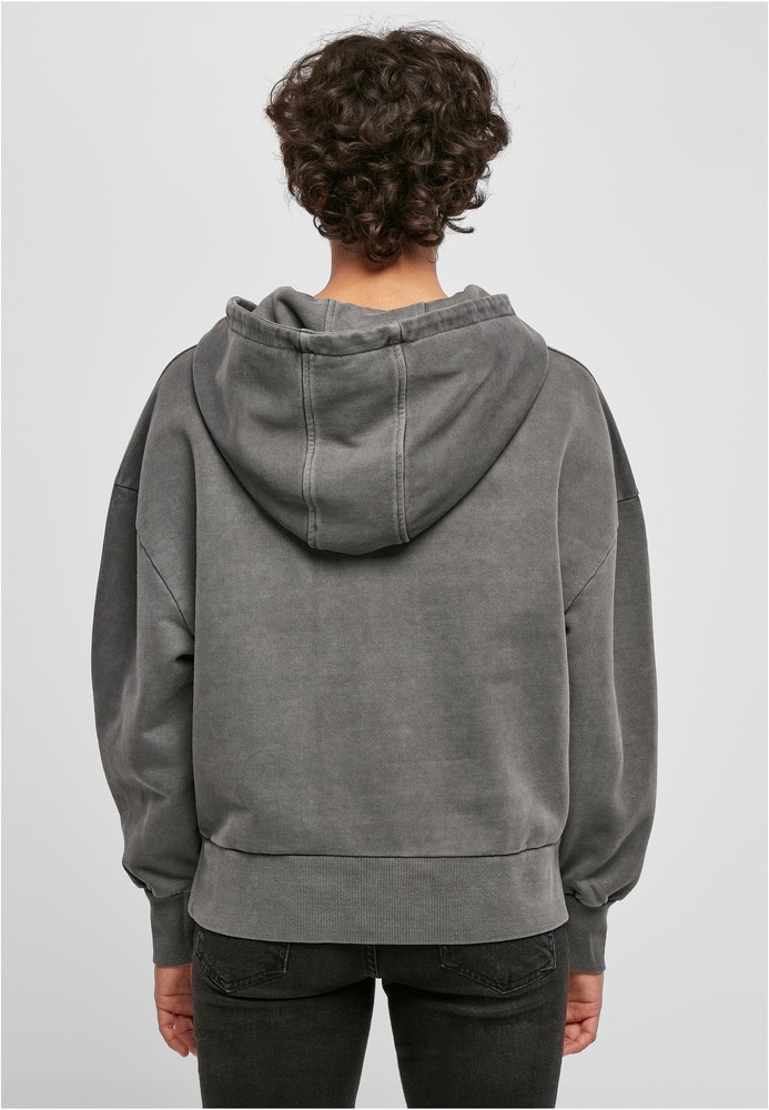 UrbanClassicsDamenSweatshirtLadiesHeavyTerryGarmentDyeHoodyDarkshadow-3XL