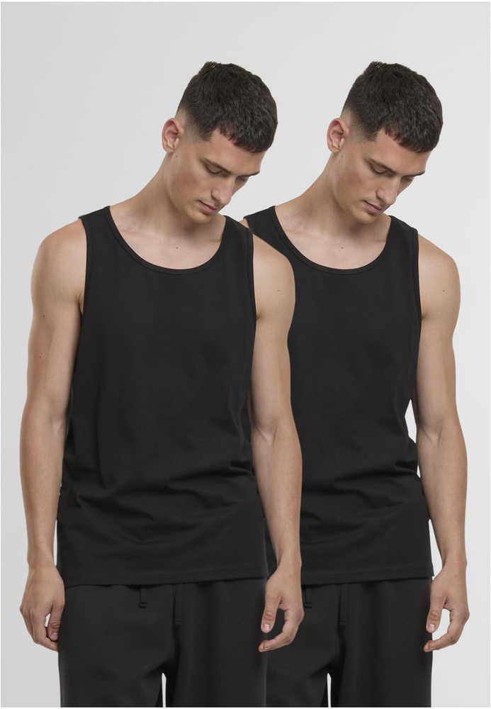 UrbanClassicsT-ShirtJerseyLooseTank2-PackTB7559ABlackBlack-3XL