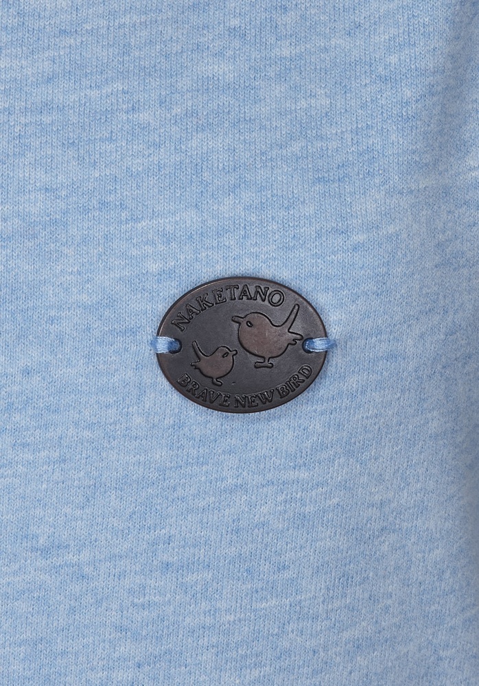 NaketanoDamenT-ShirtWolle1801-0002AmazingBlueMelange-XS