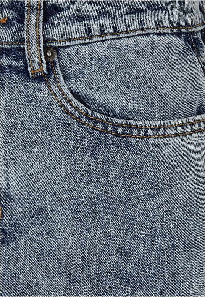 UrbanClassicsDamenJeansLadiesWideLegSlitDenim