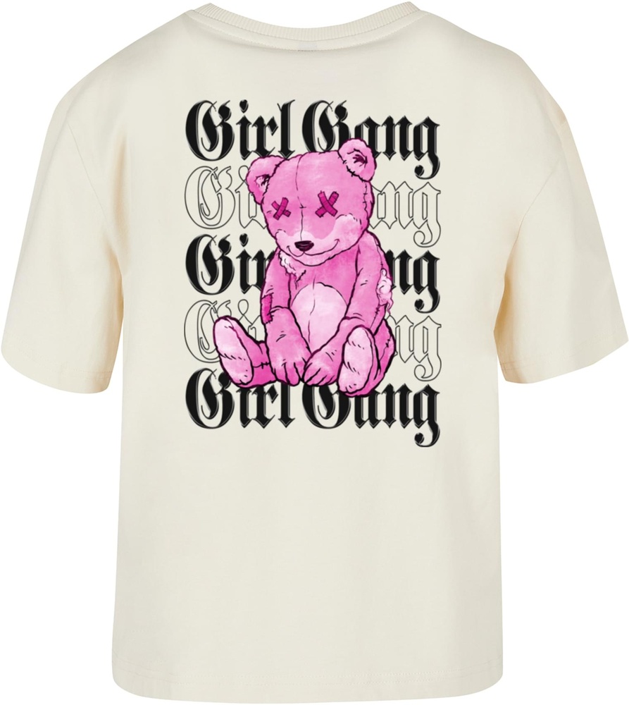 MissTeeDamenT-ShirtGirlGangTeeMST025Whitesand-3XL