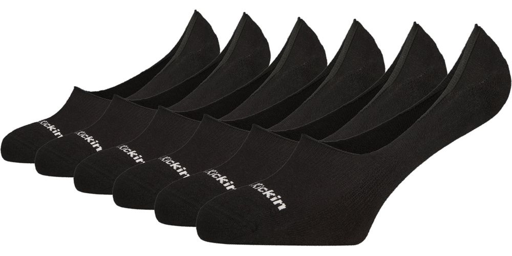 AlifeKickinDamenSockenInisAKNo-ShowCushSneakerSocks6erPack44016-9999Black-35-38