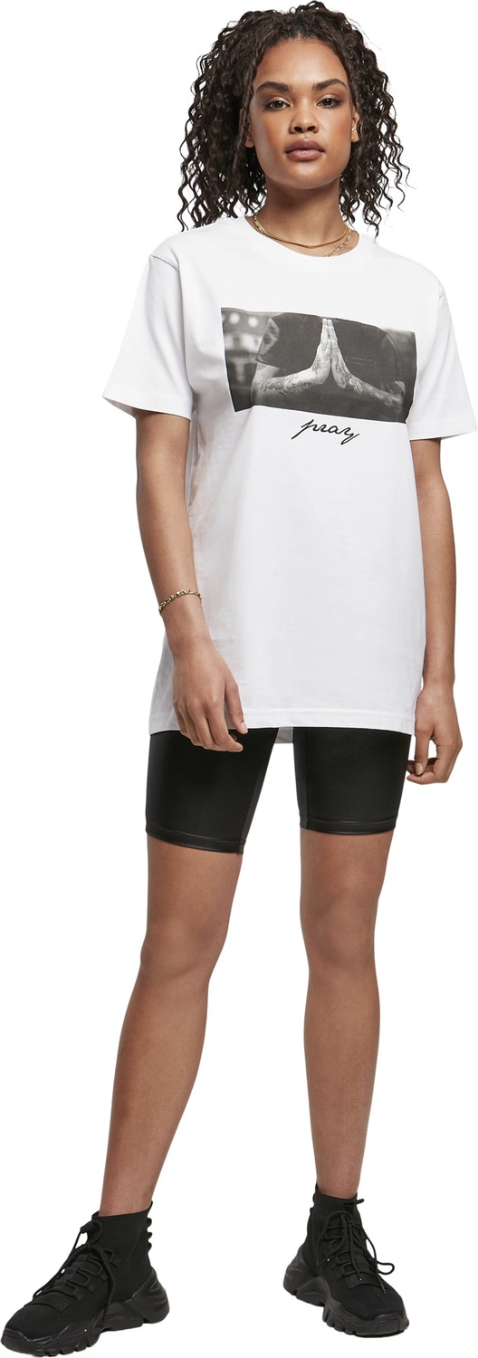 MisterTeeDamenT-ShirtLadiesPrayTeeWhite-3XL