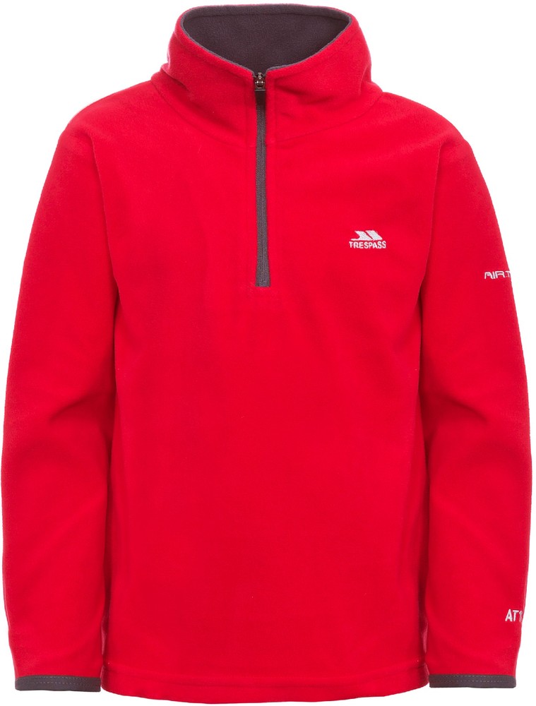 TrespassKinderFleecejackeEtto-KidsMicrofleeceAt100Red-1112