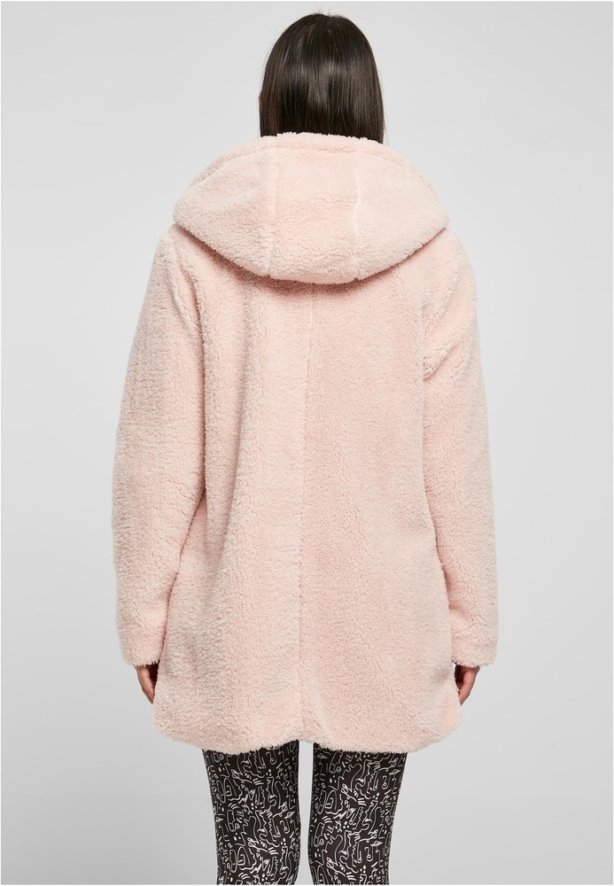 UrbanClassicsDamenJackeLadiesSherpaJacketPink-3XL