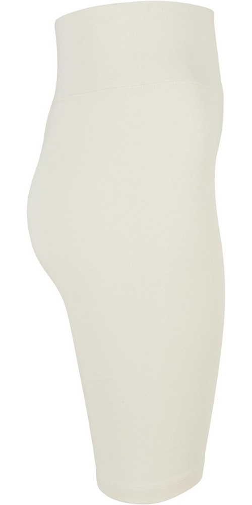 UrbanClassicsDamenLadiesHighWaistCycleShortsWhitesand-3XL