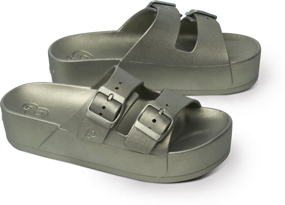 SchuzzSchuzzDamenSandalenJeannetteNacre0157OliveGrn-36