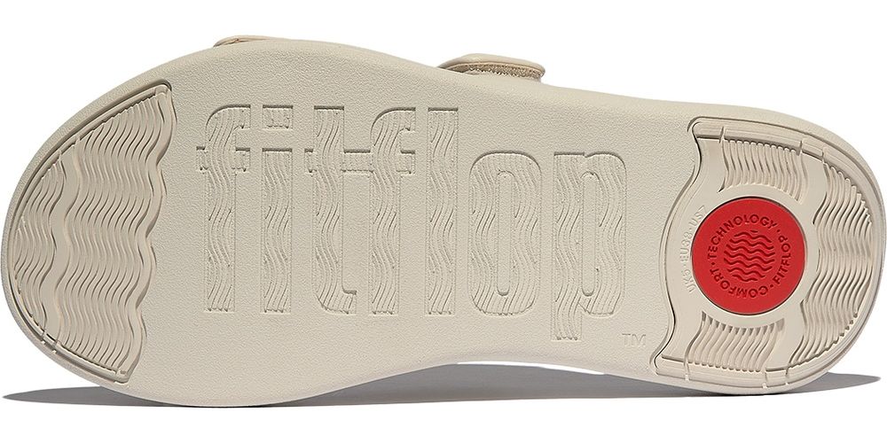 FitFlopDamenSandalenF-ModeGOAdjustableFlatformTwo-BarSlidesIW2ParisBeige-36