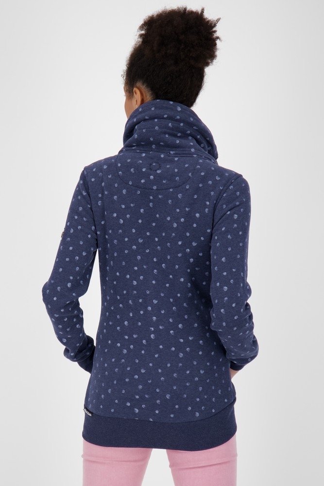 AlifeKickinDamenVivianAKBSweatjacketMarineMelange-2XL