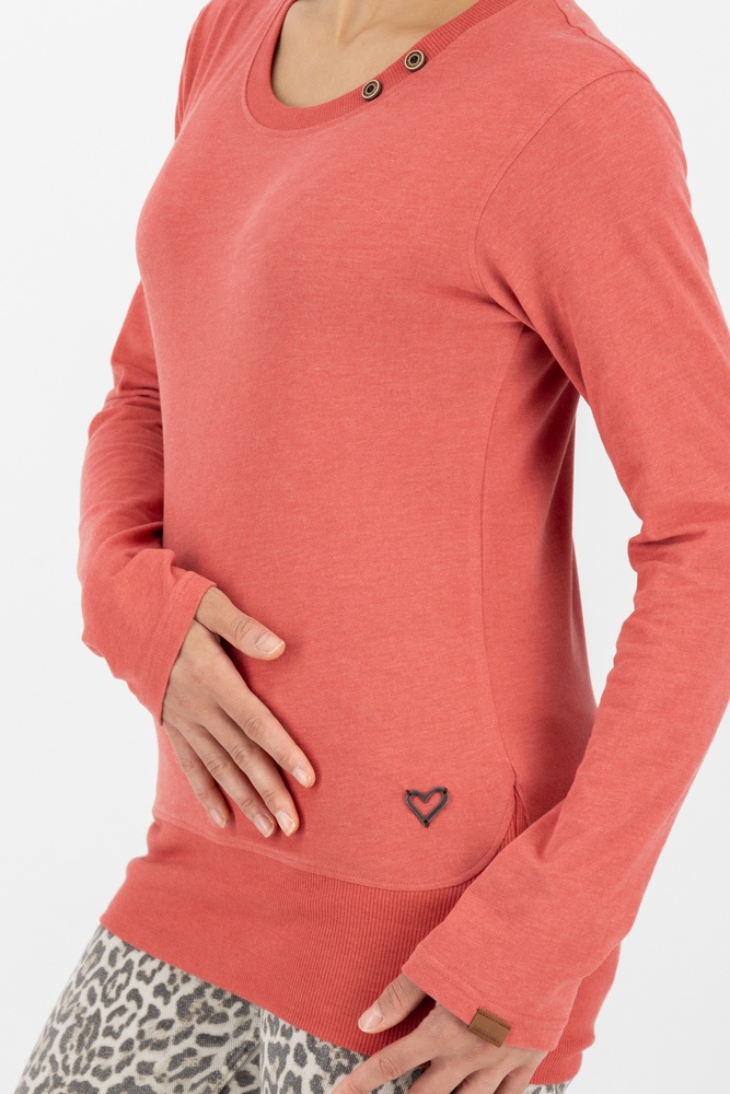 AlifeKickinDamenLongsleeveConnyAKA62008-9999AstroDustMelange-L