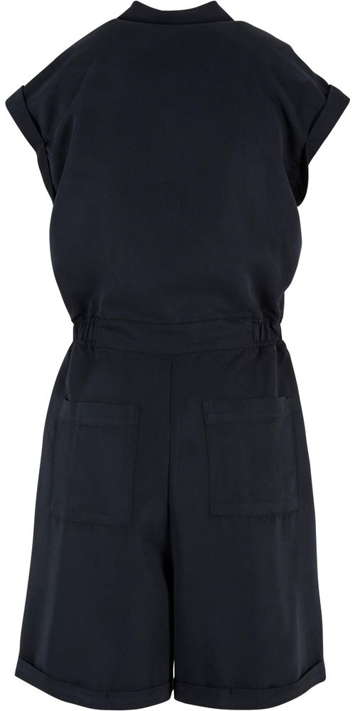 UrbanClassicsDamenLadiesViscoseTwillJumpsuitTB6199Black-3XL