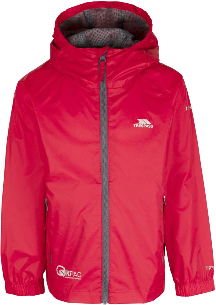 TrespassKinderRegenjackeQikpacJacket-UnisexPackawayJacketTp-75Red-23