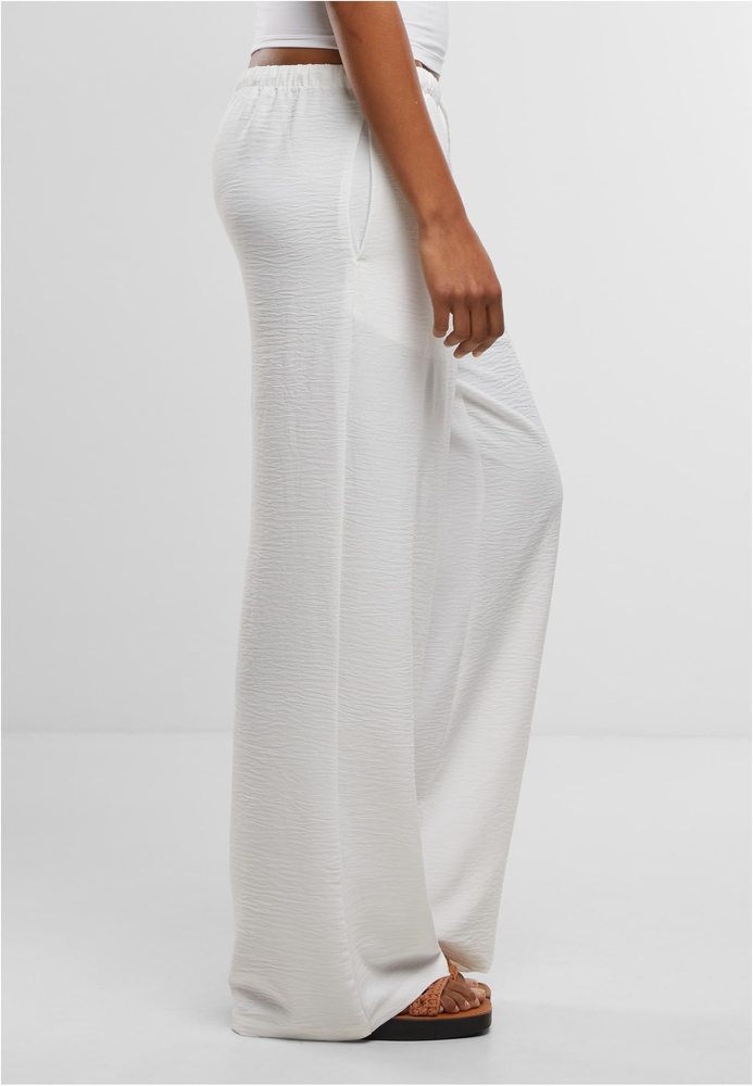 UrbanClassicsDamenLadiesStructuredWidelegPantsTB7500White-3XL