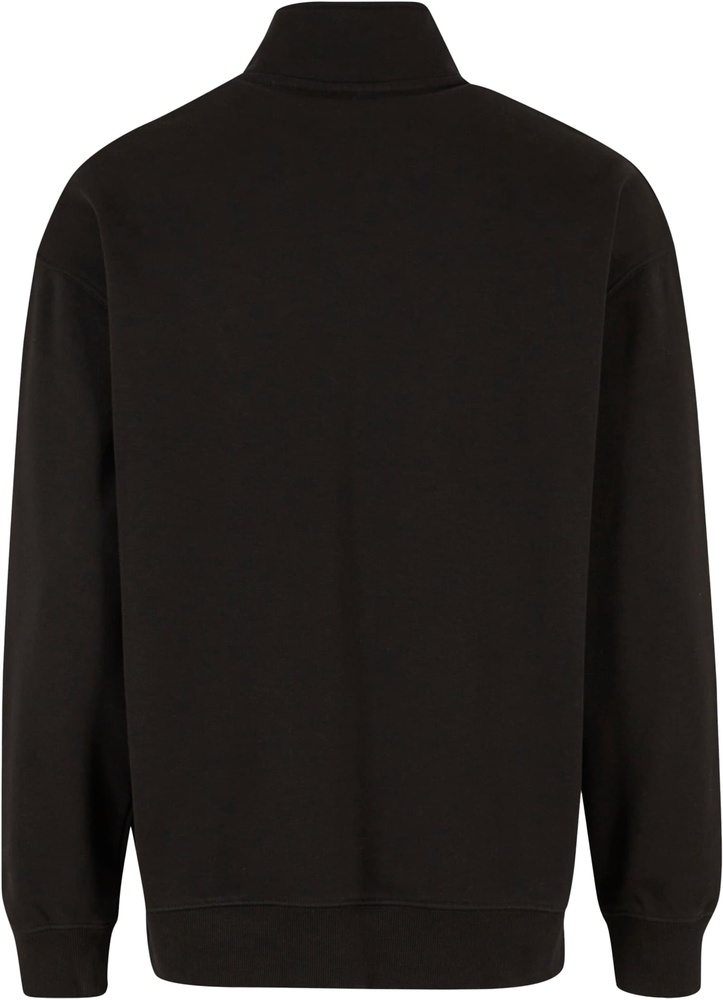 DEFPulloverZipperCrewneckDFCN147JetBlackWashed-L