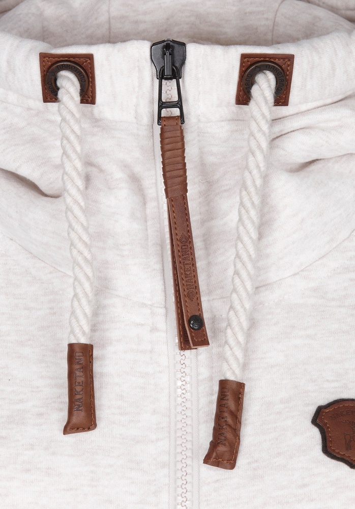 NaketanoDamenHoodieBrazzo1801-0301OmaMelange-XS