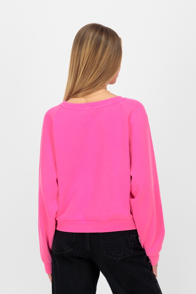 AlifeKickinDamenSweatshirtTeonaAKAOversize33048-9999HotPink-M