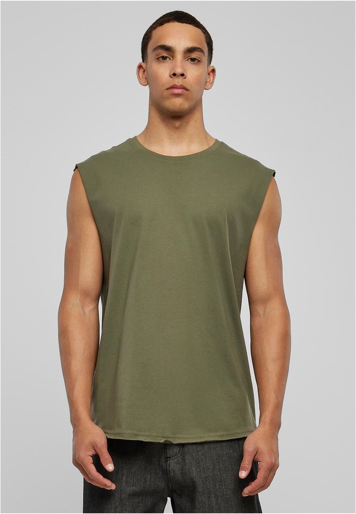 UrbanClassicsT-ShirtOpenEdgeSleevelessTeeOlive-3XL
