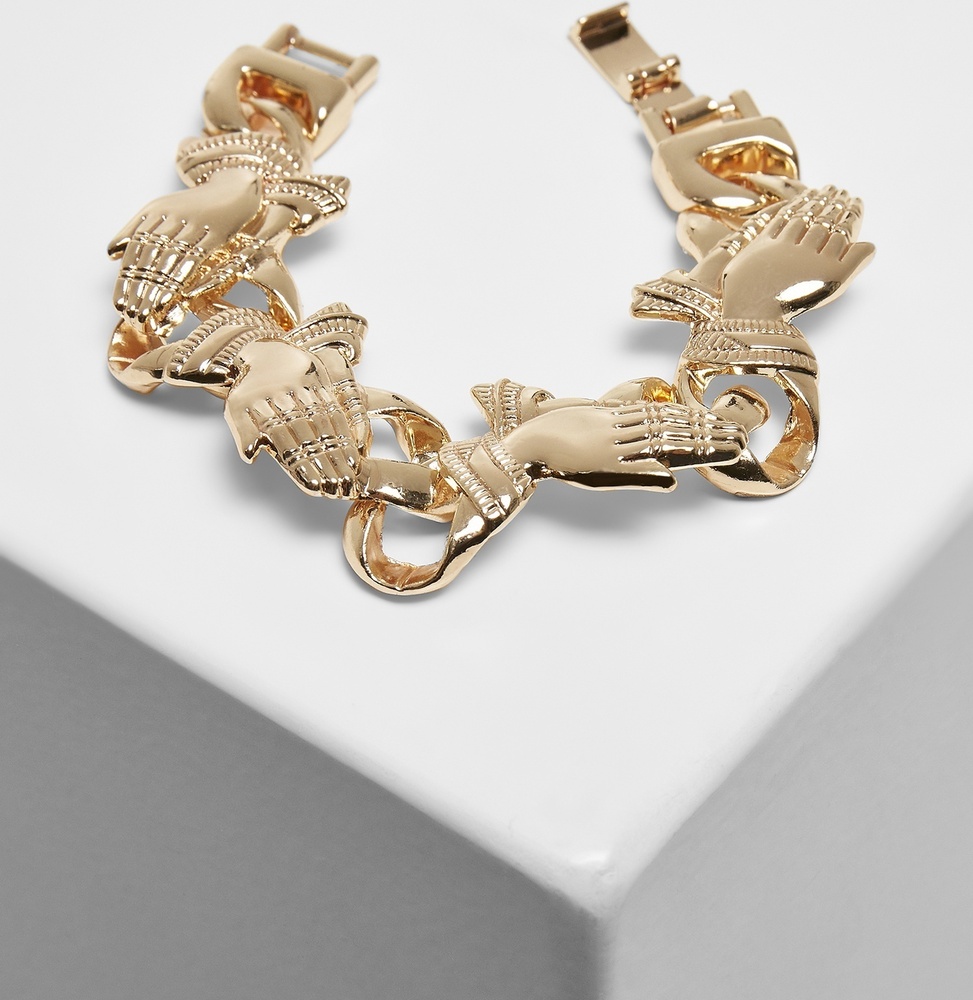 UrbanClassicsArmbandPrayHandsBraceletGold