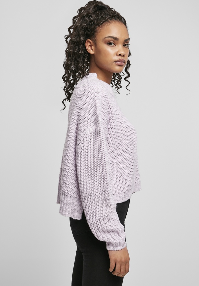 UrbanClassicsDamenSweatshirtLadiesWideOversizeSweaterSoftlilac-3XL