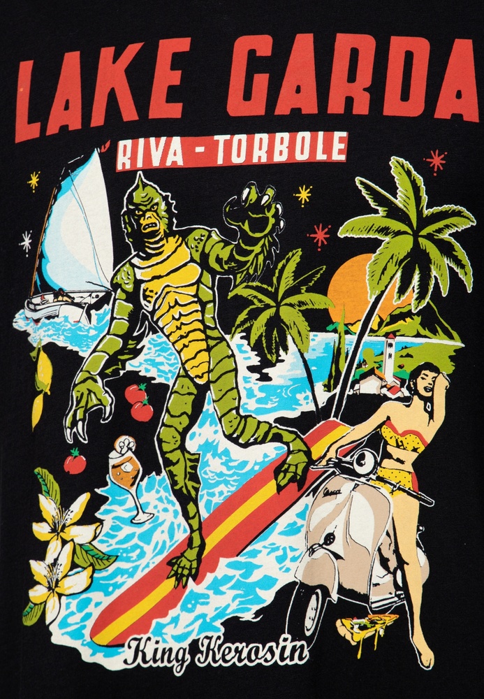 KingKerosinT-ShirtVintageRingerLakeGardaKKU41055