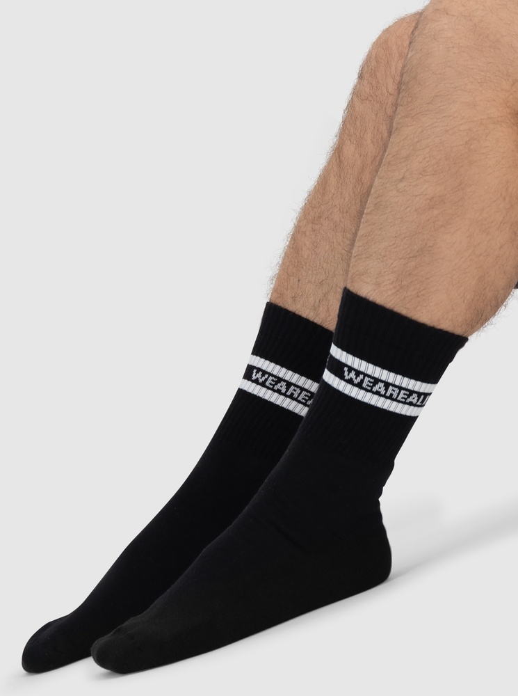 AlifeKickinSockenDennisAKCrewCushSocks6erPack44021-9999Black-39-42