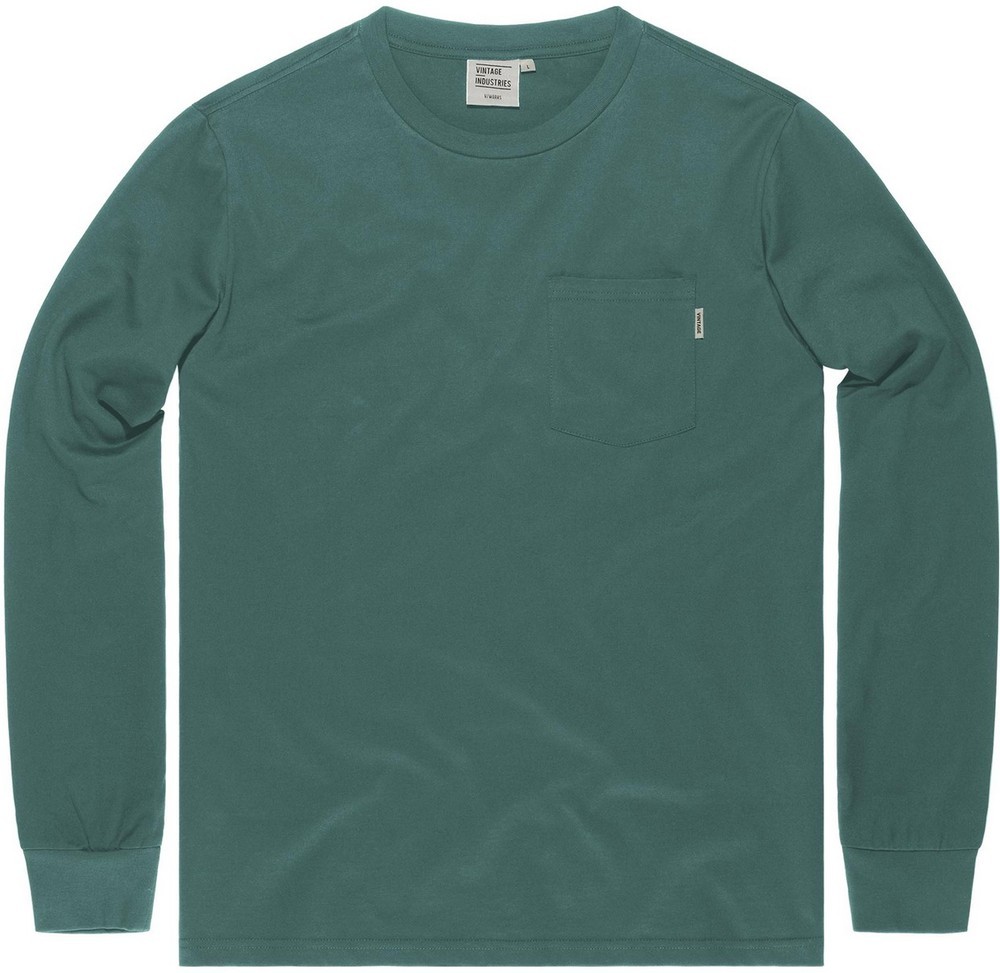 VintageIndustriesLongsleeveGrantPocketT-ShirtLongSleeveOceanBlue-S