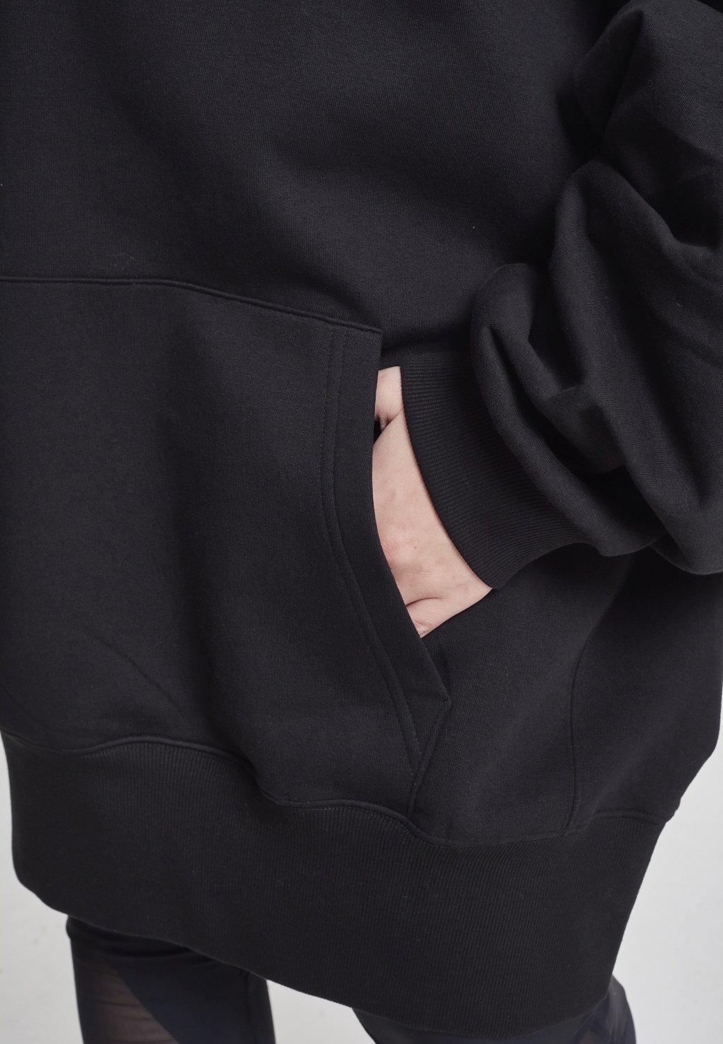 UrbanClassicsDamenHoodieLadiesLongOversizeHoodyBlack