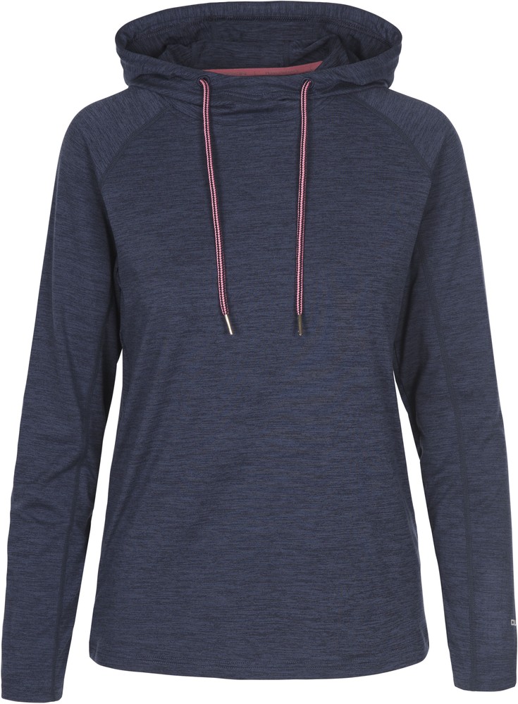 TrespassDamenHoodieSweatshirtHattie-FemaleActiveHoodieNavyMarl-L