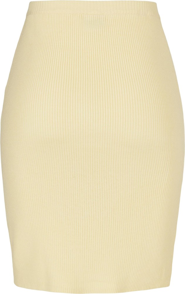 UrbanClassicsDamenLadiesRibKnitSkirtSoftyellow-3XL