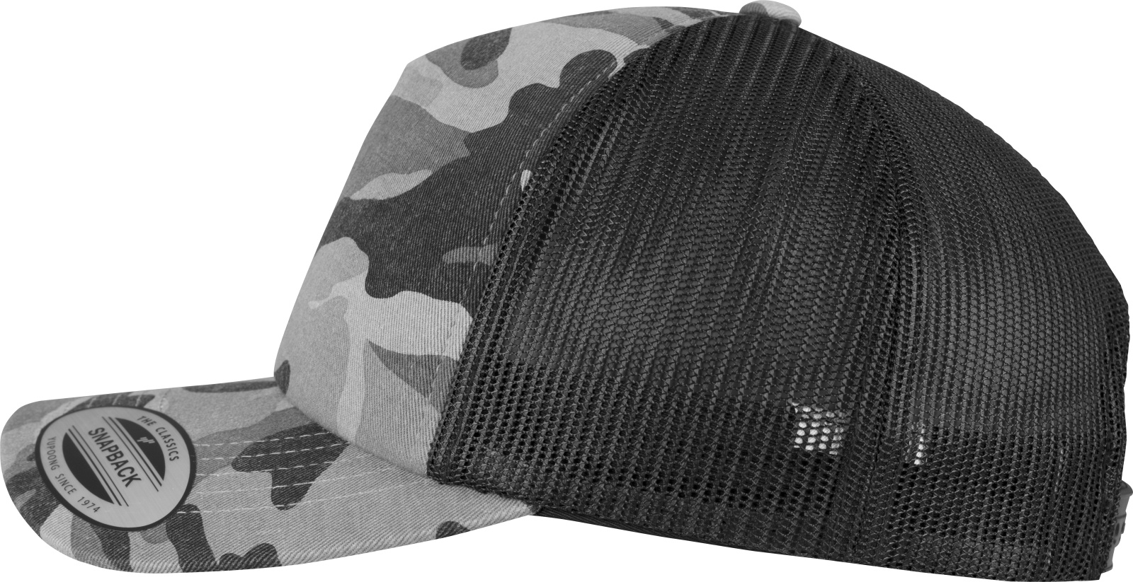 YUPOONGIncCapCamoTruckerCapinDarkcamo-Black