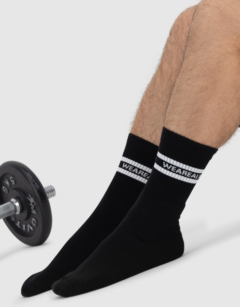 AlifeKickinSockenDennisAKCrewCushSocks6erPack44021-9999Black-39-42
