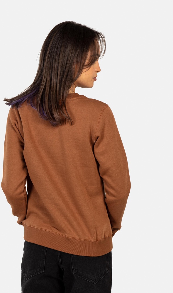 ReellDamenHoodieWomenLogoCrewneck2304-002-15-018HazeBrown-XS