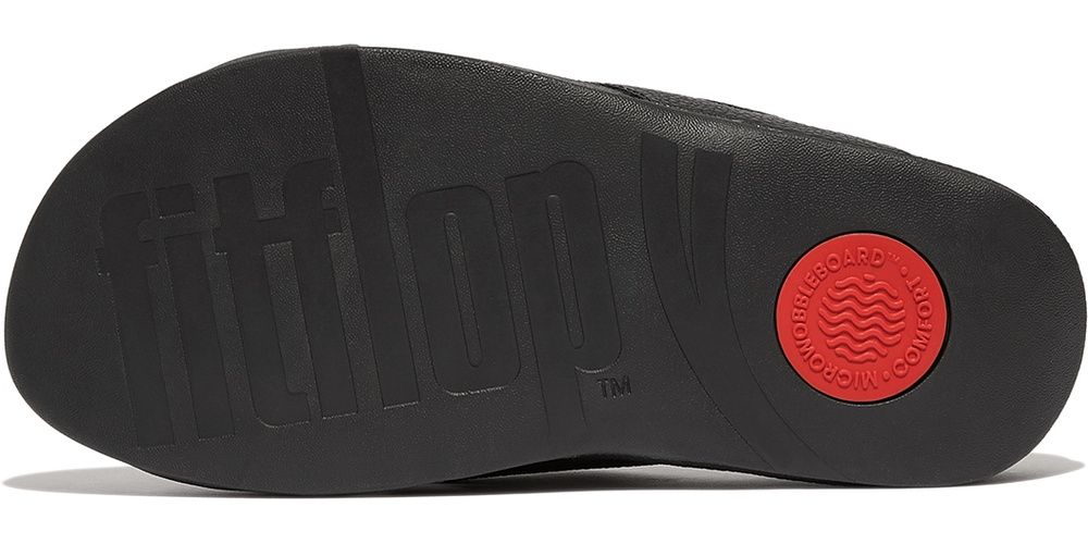 FitFlopSandalenSurferMensTumbled-LeatherCrossSlidesHA6