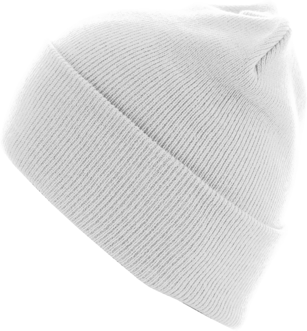 MSTRDSBeanieBeanieBasicFlapLongVersionWhite