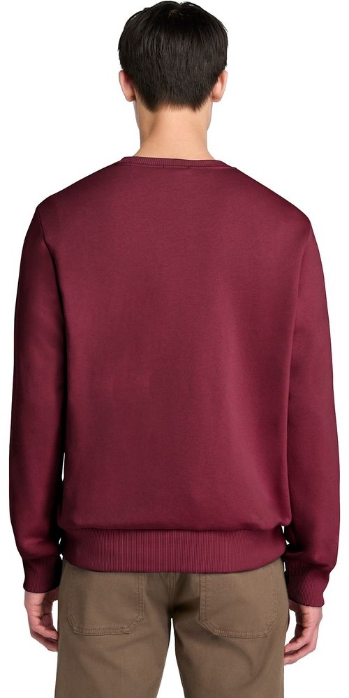 TimberlandPulloverSweatshirtOysterRiverChestLogoBrushbackCrewNeckTB0A2AM6Burgundy-XXL