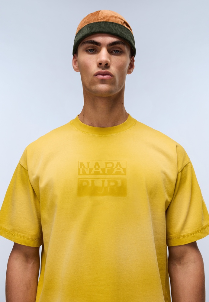 NapapijriT-ShirtS-ComelSsNP0A88Y9GoldFlakeY1O-XS