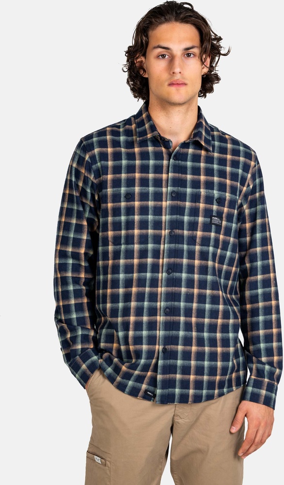 ReellHemdShirtAlvarCheckShirt1302-048-22-150NavyGreenOrange-S