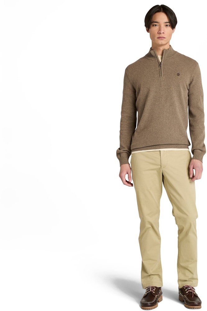TimberlandPulloverSweatshirtJaffreyLambswool14ZipSweaterTB0A2C5W