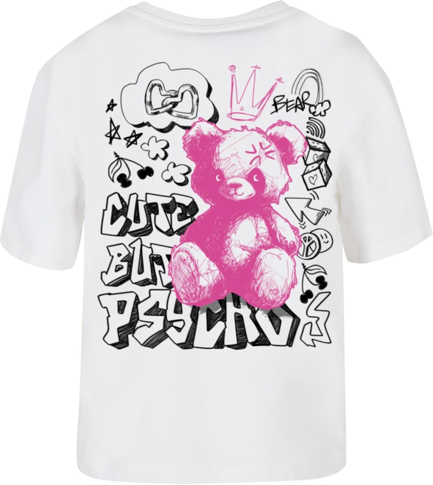 MissTeeDamenT-ShirtCuteButPsychoTeeMST095