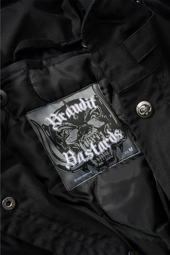 BranditMenJackeMotrheadM65JacketBlack