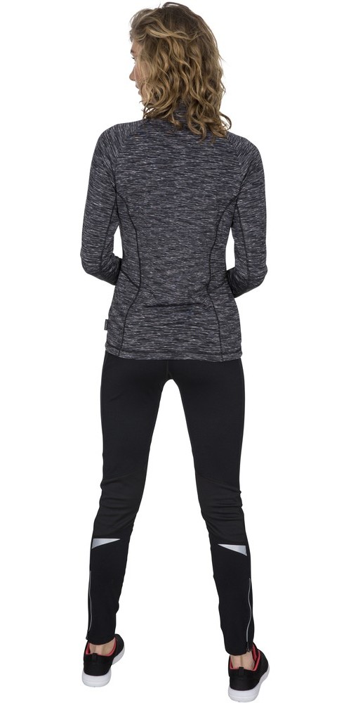 TrespassDamenLongsleeveEdith-FemaleActiveTopGreyMarl-L