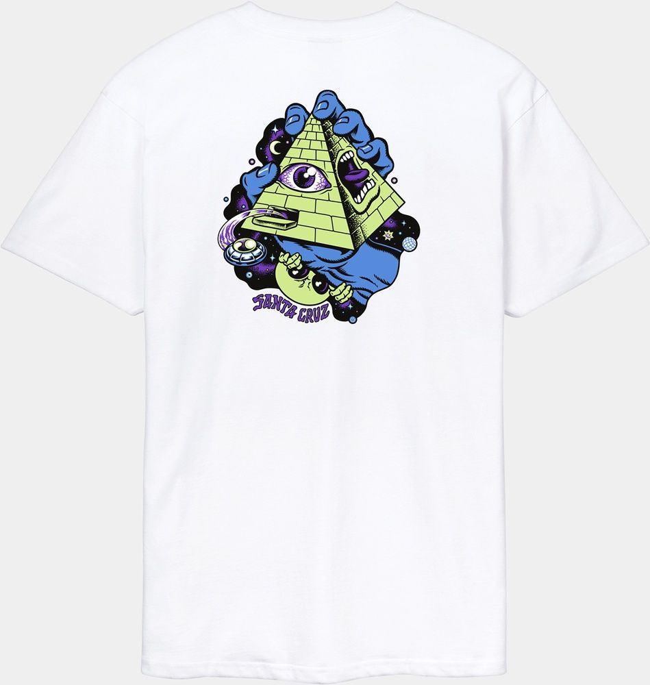 SantaCruzKnibbsInvasionHandStripT-ShirtSCM-T3404White-XS