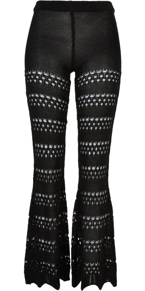 UrbanClassicsDamenLadiesFlaredCrochetKnitLeggings