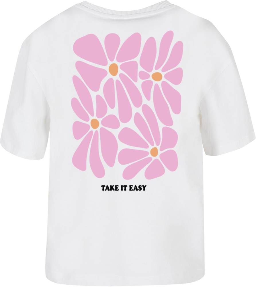 MissTeeDamenT-ShirtTakeItEasyFlowersMST337